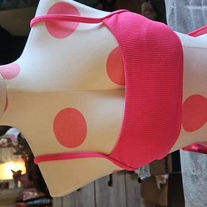 Shein pink bikini top medium